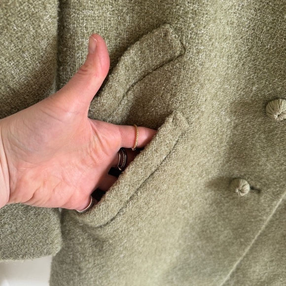 Vintage 1960s Mint Sage Green Coat - Picture 6 of 16